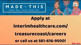 Interim HealthCare is hiring Home Health Aides in West Palm Beach and the Treasure Coast!