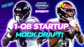 Dynasty Fantasy Football 1-QB Startup Mock Draft (FFT Dynasty) | 2025 Strategy & Tips