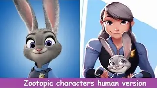 zootopia characters human version [Mr Adsion]