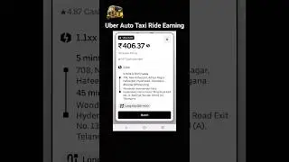 Uber Auto Taxi Ride Earning | #uberautotaxiridrearning #ubertaxi #ubertaxiride #ubertexidriver