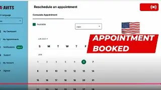 How to Reschedule Appointment Date on US Embassy AVITS Appointment Portal