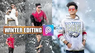 Picsart - Winter Photo Editing ☃️/ Winter Photo Editing Tutorial 2020 - PAUL EDITZ
