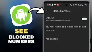 How To See Blocked Numbers On Android in SECONDS!