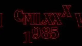 MCMLXXXV (1985 / Synthwave Sample Pack)