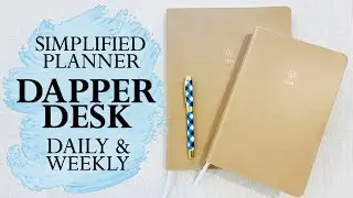 SIMPLIFIED DAPPER DESK DAILY & WEEKLY PLANNERS | 2024 |