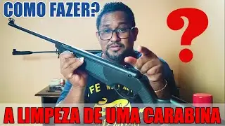 Como fazer a limpeza de uma carabina de pressão