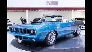 1971 Plymouth Hemi Cuda Convertible Tribute Startup, Walk Around, Exhaust