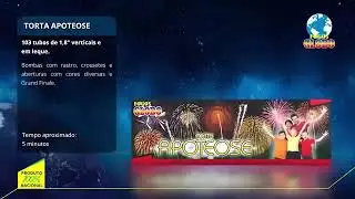 Torta Apoteose - Fogos Globo