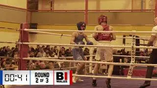 FRAZER HARDING VS JAMIE PATTERSON   JUNIOR 60KG   WELSH NOVICE CHAMPIONSHIP SEMI FINAL