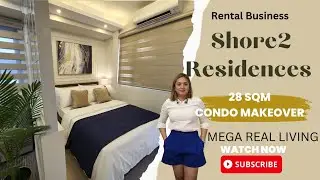 Shore2 Residences l 28 кв. м l Арендный бизнес #condolivingph #smdcinvestment