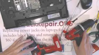 HP Elitebook 8560w Laptop repair fix power jack problems broken dc socket input port
