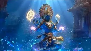 Shri Hari Stotram | The Cosmic Protector: Lord Vishnu&rsquo;s Presence (4K Ultra HD) | ADITYAEDITS |