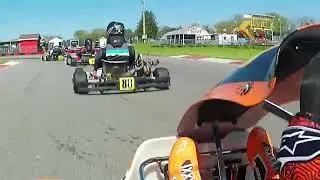 HRKC race 3. Prefinal. Senior Lights. Hamilton ON. 2025. www.wietkiracing.com #gokart #karting