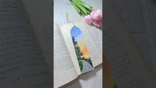 Bookmark ideas ✨#viral #art #acrylicscenery #views #painting #aestheic #shortsfeed #booklover