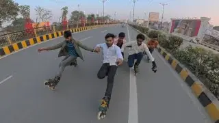 Ayodhya skating learning stunt 🤯@virat mf900