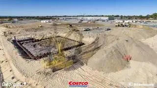 Perth Costco construction time-lapse