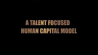 Towards an Officer Corps Strategy - A Talent Focused Human Capital Model