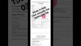 Study in Italy  Low fee University #studyinitaly #nursing #europe #europevisa #italyvisa #viral