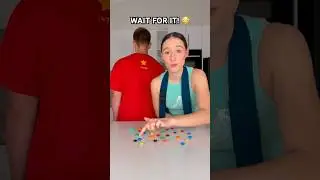 POISONOUS M&M GAME (FAIL)... 😳😱 #shorts