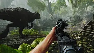 #AD A first-person shooter with dinosaurs!