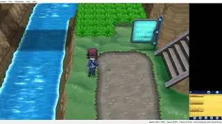 Pokemon y citra emulator test gameplay on low end pc