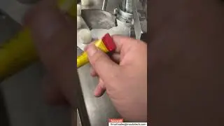 aluminum tube fill and fold tail machine/UHU adhesive filling machine