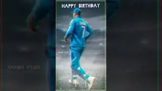 #MS.DHONi Birthday special WhatsApp Status full screen Status