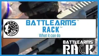 BATTLEARMS&trade; RACK in operation.