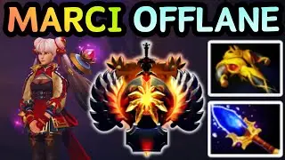 🔥 THE TRUE ONE-PUNCH GOD 👊 — MARCI OFFLANE | DOTA 2 🔥