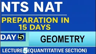 Prepare NTS NAT in 15 Days| Lecture-5| Day-5| Geomtery| Comsats, Fast, Barhria, IUB, NUST,IST