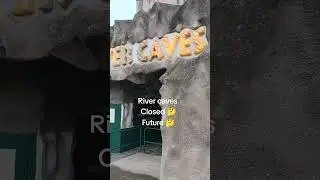 River caves closed at Blackpool pleasure beach resort September 2025