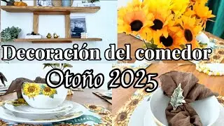 DECORANDO EL COMEDOR paso a paso | Hogar Bonito y Agradable | Oto&ntilde;o 2025 