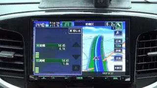 スズキ純正ナビ KENWOOD SKX-800 実走での案内の様子