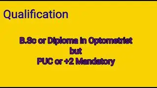 Optometrist Hiring ||  Careers, Salary and Jobs Updates | KTA States South India