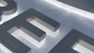 Custom 3D channel letters sign