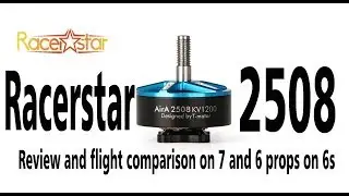 Бесщеточный двигатель Racerstar AirA 2508 1200KV 4-6S для дальних полетов