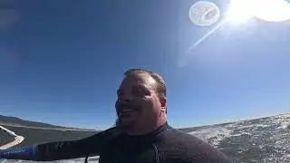 kiteboarding pistol River Oregon, GoPro 11 kept turning off for some reason.