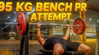 95 KG Bench Press PR Vlog | Road to 95 KG | Raw Strength & Gym Grind 