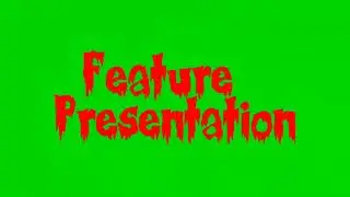 Jon Reingold Television Feature Presentation Logo Horror Remake Green Screen (Free to Use)