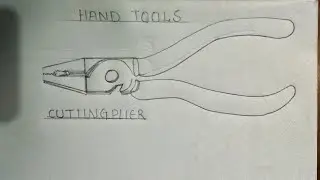 |How to Draw a Pliers easily|H Mechanical Arts||
