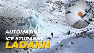Automating Ice Stupa Creation in Ladakh.