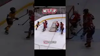 Net flip goal. Nice job kid #hockey #hockeygoals