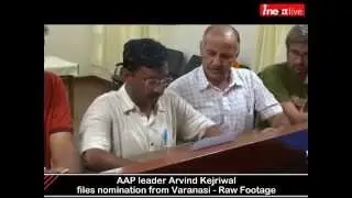 AAP leader Arvind Kejriwal files nomination from Varanasi  - Raw Footage