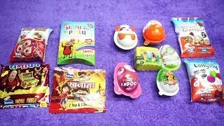 Collection of Motu Patlu Heart,MOTU PATLU Sweet Toy,Shiva Khazana,Kinder Joy and Lot's More