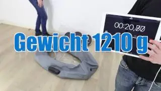 Schlauchboot Fu&szlig;pumpen vergleich Schnelligkeits Test Bengar Ukraine