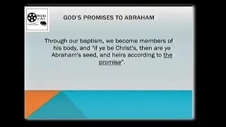 God's Promises to Abraham - Israel in the Land again
