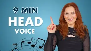 Head voice vocal warm up exercises to sing higher notes!