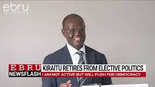 Veteran Kiraitu Murungi has retired but will push for democracy. #ebrunews