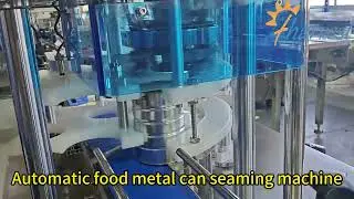 Automatic food metal can closer machine in China, Best tin can sealing machine