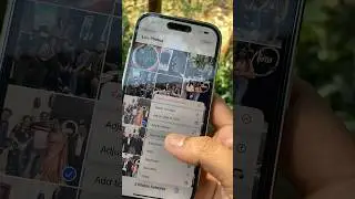 How to turn Multiple Live Photos into a video on your iPhone #iphone #shorts